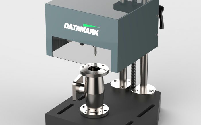 Table-top marking machine for permanent identification marking