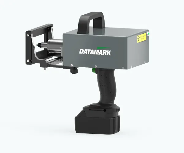 Portable dot peen marking machine with battery