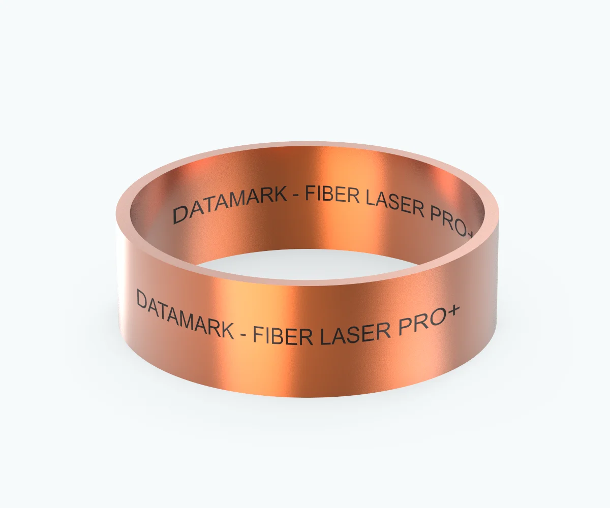 Laserbeschriftungsmaschine für die Lasergravur von zylindrischen Teilen und Ringen