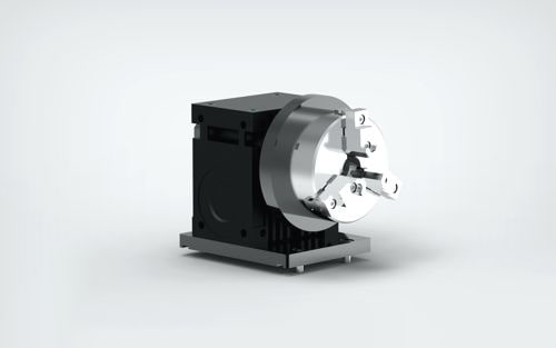 Rotor device for cylindrical laser marking