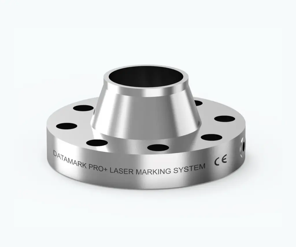 Laser marking systems for steel parts